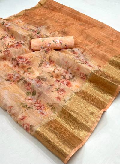 COTTAN DIGITAL PRINT BY SRC DESIGNER COTTAN SAREE WHOLESALER IN INDIA